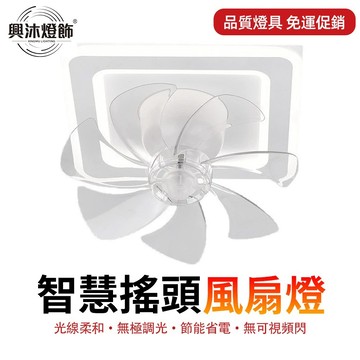 【XINGMU 興沐】輕剛架風扇燈天花板循環扇led吸頂燈 300X300廚房 餐廳 客廳嵌入式隱形面板燈 輕鋼架燈風扇
