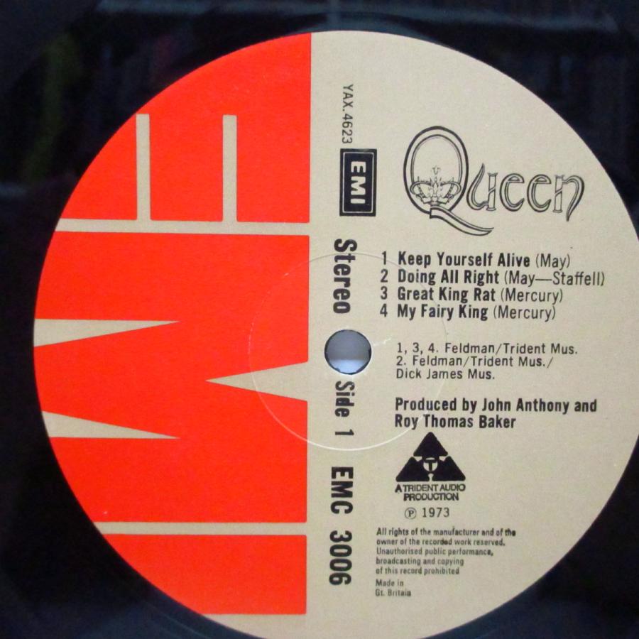 QUEEN-Queen (1st) (UK オリジナル「BLAIR RULESマト」LP マットCVR)