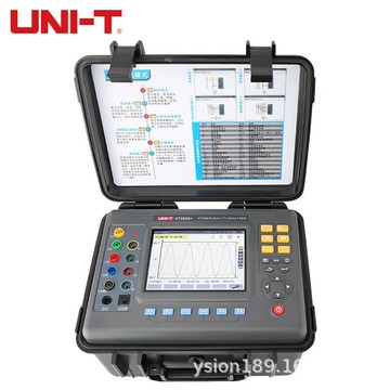 UNI-T優利德UT283A+ 電能質量分析儀工業級在線監測儀諧波測試儀{鑫弘-工葉電器}可開發票
