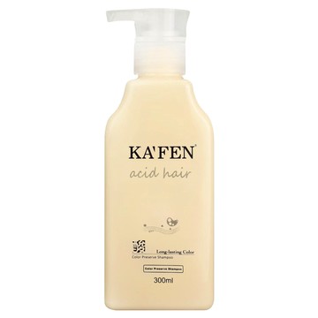 KA'FEN 卡氛 亞希朵 酸蛋白豐盈護色洗髮精 小  300ml  1瓶