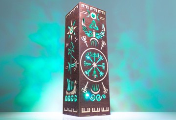 Vegvisir 維京 LED 燈 – 北歐符文與神話符號燈飾，RGB 氛圍燈