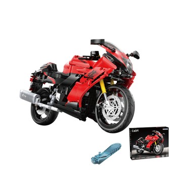 瑪琍歐玩具 1:6 鈴木SUZUKI授權 隼 積木模型重機車/C64051W