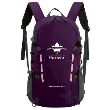 Horizo 天際線 冒險家登山後背包 40L  53 x 32 x 15cm  羅蘭紫