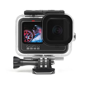 適用于Gopro 11/10/9/8運動相機防水殼潛水保護45米防摔透明殼