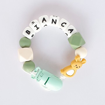 BIANCA 兔子 奶嘴鏈 / 客製化奶嘴鏈