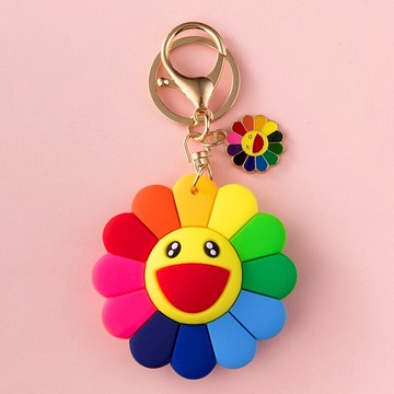 flower鑰匙扣掛件創意個性汽車包包鑰匙鏈鎖匙扣可愛女書包小掛飾