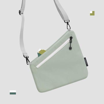 升級款 ! 防潑水 | 大山 × 奶綠 | 拆卸小包 + 機能背帶