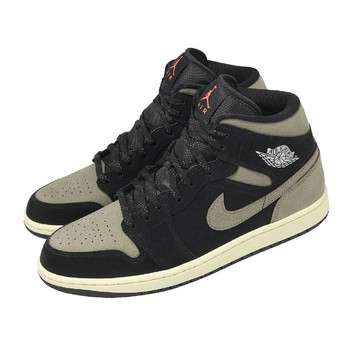 休閒鞋 Air Jordan 1 Mid SE 男鞋 黑 棕 喬丹 AJ1 IB7110-002