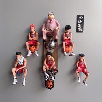 網紅啤酒開瓶器冰箱貼磁貼創意籃球框灌籃高手壁掛式啟瓶器瓶起子