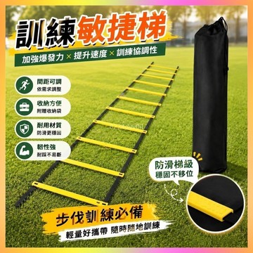 台灣現貨🥇繩梯 敏捷梯 訓練繩梯 足球訓練器材 籃球訓練梯 步伐訓練梯 體能訓練器材 速度訓練梯 協調性訓練梯 軟梯
