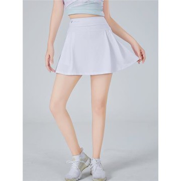 速干短裙女半身瑜伽跑步羽毛球網球裙馬拉松裙褲健身百褶裙運動裙