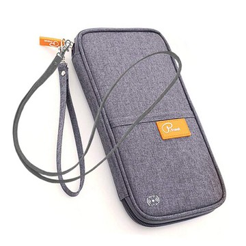 Ptravel【日本代購】護照包 智能科技防盜 電波遮斷/RFID材質 收納防水-五色