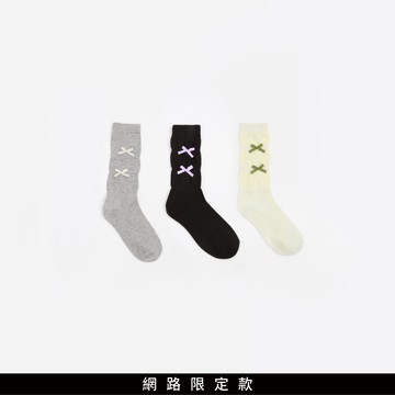 SO NICE 芭蕾風蝴蝶結中筒襪