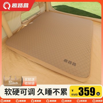 【台灣公司 可開發票】趣路營充氣床墊戶外帳篷家用打地鋪專用床全自動拉絲便攜睡墊露營