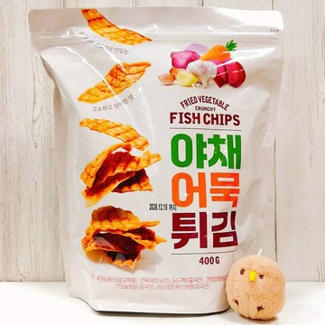 COSTCO代購 好市多 蔬菜香酥魚片 400公克 香酥魚片 蔬菜 香酥 魚片 蛋白質 清爽 酥脆 Fish Chips