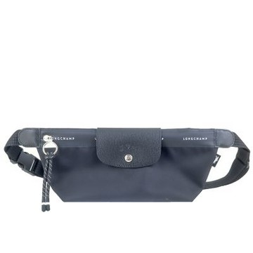Longchamp Le Pliage Energy 尼龍拉鍊肩背腰包(黑)