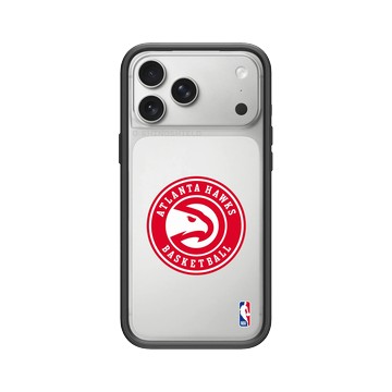 iPhone 17 Pro Max Mod NX -邊框背蓋組合 (相機按鈕) 黑 - NBA - Logo-亞特蘭大老鷹 Atlanta Hawks