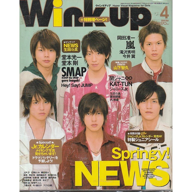 Wink up ウインクアップ　2008年4月号　雑誌