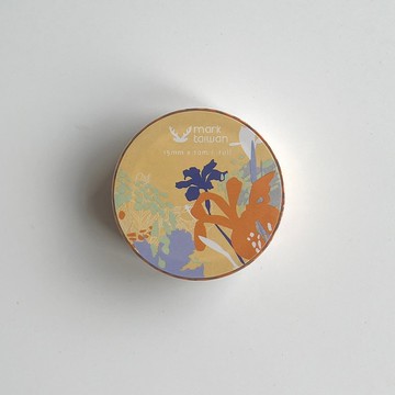 【mark taiwan】15mm和紙膠帶-臺灣鳶尾