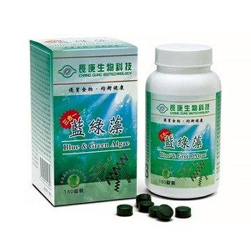 【原廠正貨】長庚生技 藍綠藻 (180粒) (四盒優惠) 藍綠藻