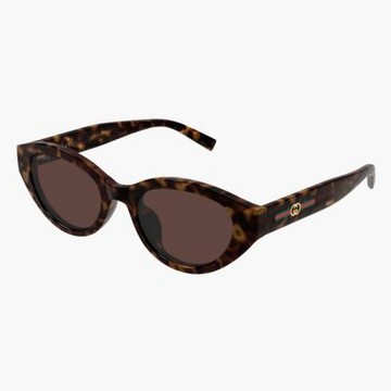 【GUCCI 古馳】貓眼膠框太陽眼鏡(GG2105SA-002)