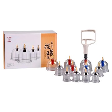 Hwato 華佗牌 真空拔罐12杯組 SJ-12P-01  1盒