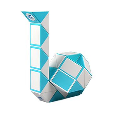 奇藝魔方格 魔尺 藍白 (36段) 益智玩具  培養空間想像力  1入