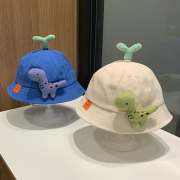 🍭臺灣出貨🍭寶寶帽子春秋薄款韓版網紅男女兒童防曬遮陽漁夫帽盆帽嬰幼兒盆帽