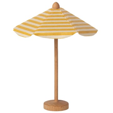 Maileg 海灘陽傘-黃條紋  娃娃屋配件
