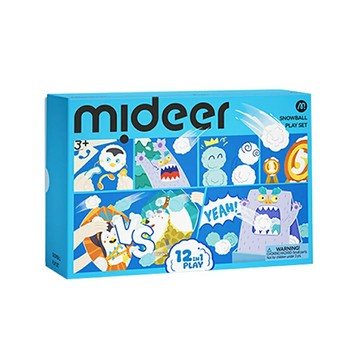 mideer - 雪球大戰毛氈DIY遊戲組 MD-2315