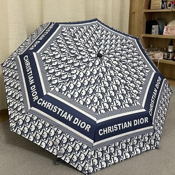 全新 雨傘 di奧同款雨傘 自動傘 遮陽傘 防紫外線 防曬 女 黑膠傘 太陽傘 晴雨兩用 女 摺疊傘 自動便攜