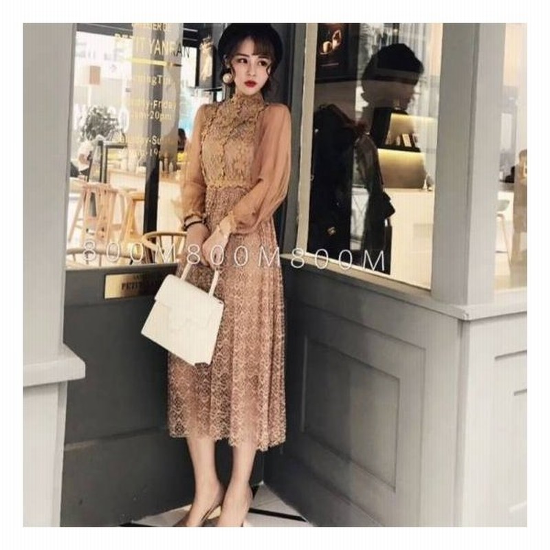 ロングワンピース コーデ 大きいサイズ レディース ロングマキシワンピース 秋冬新作 可愛い マキシ丈 ゆったり ベージュ 代 30代 40代 ロングワンピ きれいめ 通販 Lineポイント最大0 5 Get Lineショッピング