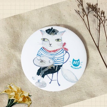 Meowflat 胸章/徽章/別針|旅行貓系列