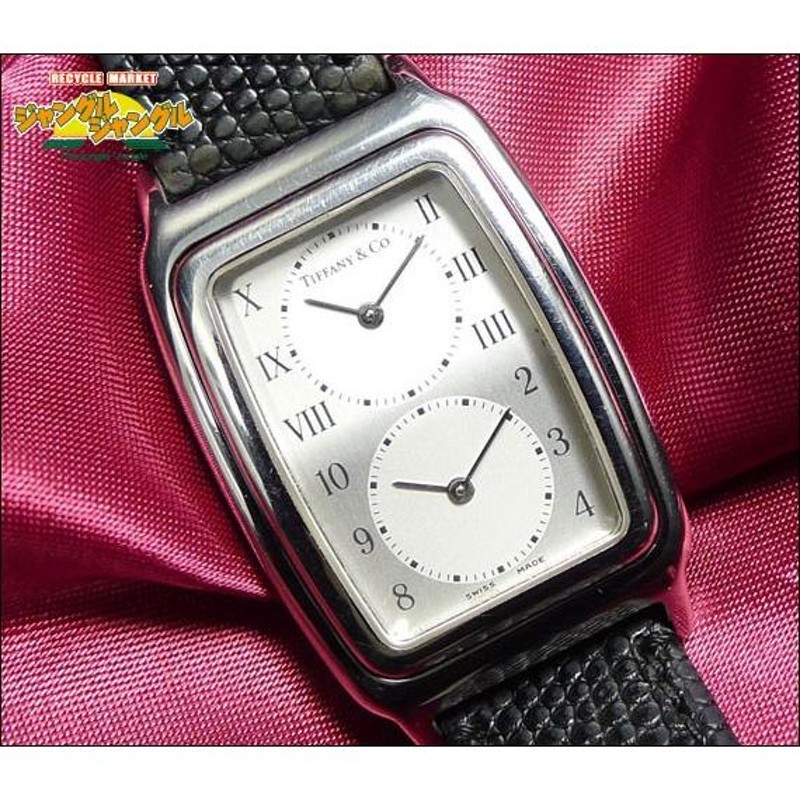 ティファニー TIFFANY レディース腕時計 クラシック スクエア デュアル  
