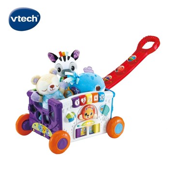 Vtech 2合1探索學習手拉車