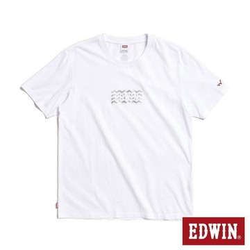 EDWIN 男裝 眩光BOX印花短袖T恤 (白色)