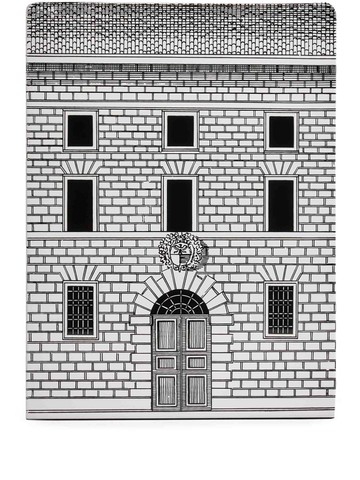 Fornasetti - Architettura metal bookends - unisex - Metal (Other) - One Size - Black