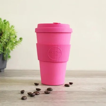 環保隨行杯14oz／蜜桃紅【Ecoffee Cup】 TAAZE讀冊生活