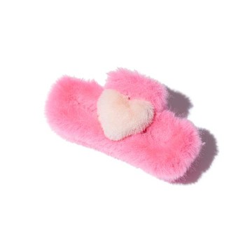 美國 Snack Break / 髮飾 / Fluffy Heart Claw