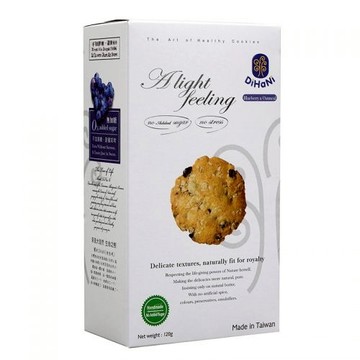 烘焙客  無蔗糖藍莓燕麥餅乾120公克/盒