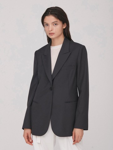 Martin Single Blazer_Charcoal