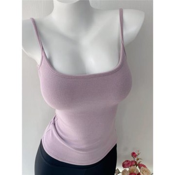上身巨顯瘦！純欲加厚磨毛吊帶背心女冬季帶胸墊緊身打底內搭上衣