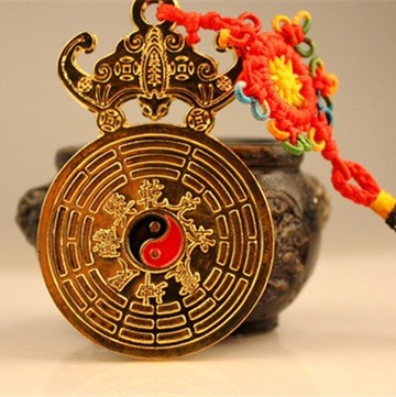 李居明2022虎年吉祥物生肖化太歲吊墜擺件吉祥合金中國風客廳吊墜