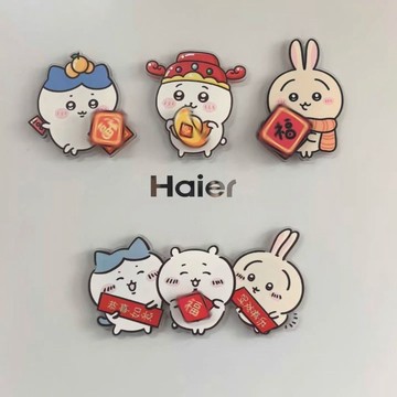 臺灣出貨💥吉伊卡哇周邊旋轉冰箱貼chiikawa小八烏薩奇創意春聯磁吸裝飾擺件