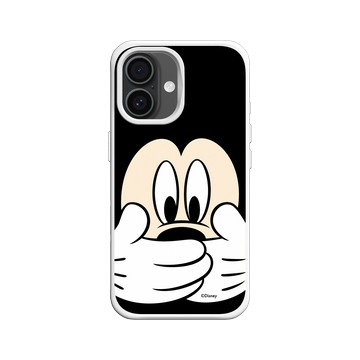 iPhone 16 SolidX 白 - 迪士尼-米奇 Mickey - 米奇摀嘴