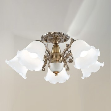 金屬玻璃造型半吸頂燈 F37-21-92132