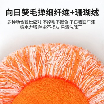 🔥台灣熱賣好物🔥台灣出貨太陽花拖把拖地加長除塵撣擦地磚掃墻麵天花闆洗車多功能清潔神器