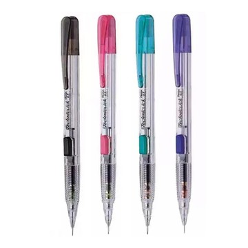 PENTEL PD105T 側壓自動鉛筆-黑/粉紅/綠/藍