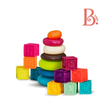 B.Toys 捏捏頑石投(組盒) 感統玩具 益智玩具