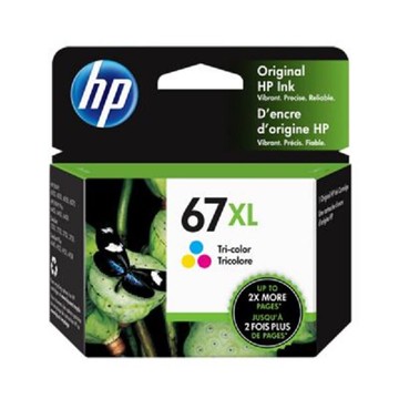 【請先詢問貨況】HP NO.67XL 彩色高容量原廠墨水匣 3YM58AA 適用: 【請先詢問貨況】HP Envy Pro 6020 AiO/ 6420 AiO / Deskjet 1212/ Deskjet 2332/ Deskjet 2722/ Deskjet 2723/ Deskjet Plus 4120